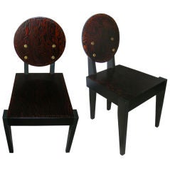 Set of 6 chairs by André Sornay