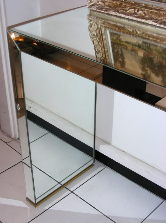 French Consol in mirror