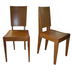 Set of 10 chairs by André Sornay