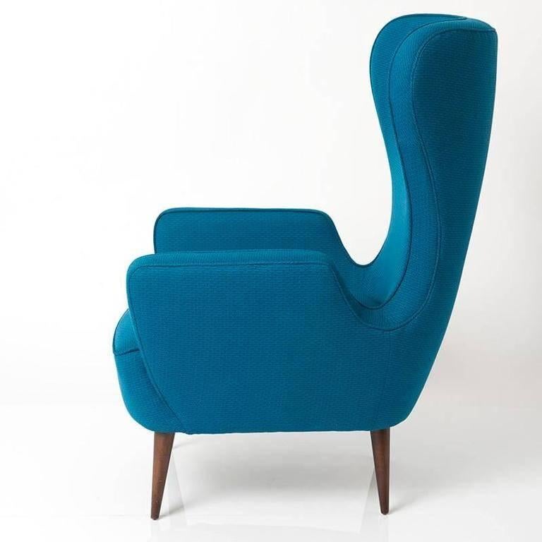 Contemporary Casper Chair - Bespoke - Made with your Fabric For Sale