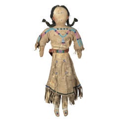 Antique Plains Indian Hide Doll