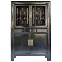 Black Lacquer Cabinet HB 3069 Black Lacquer Cabinet HB 3069