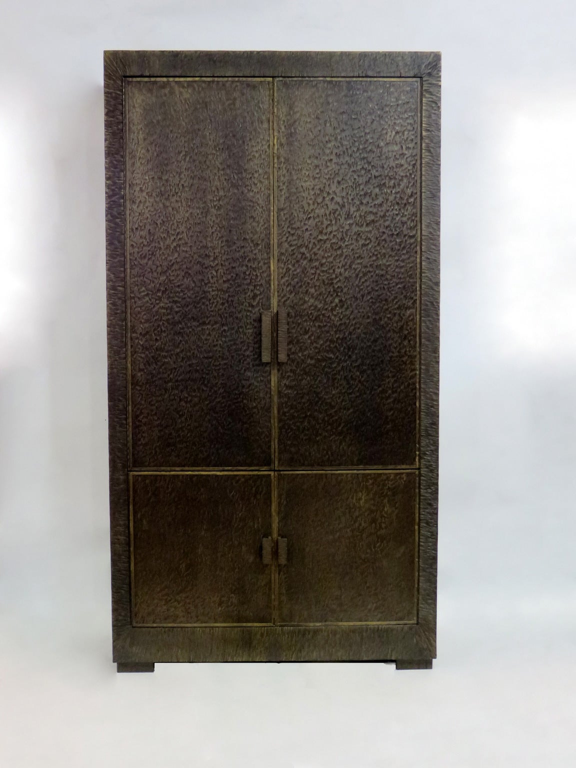 Architectural Bronze Armoire Cabinet