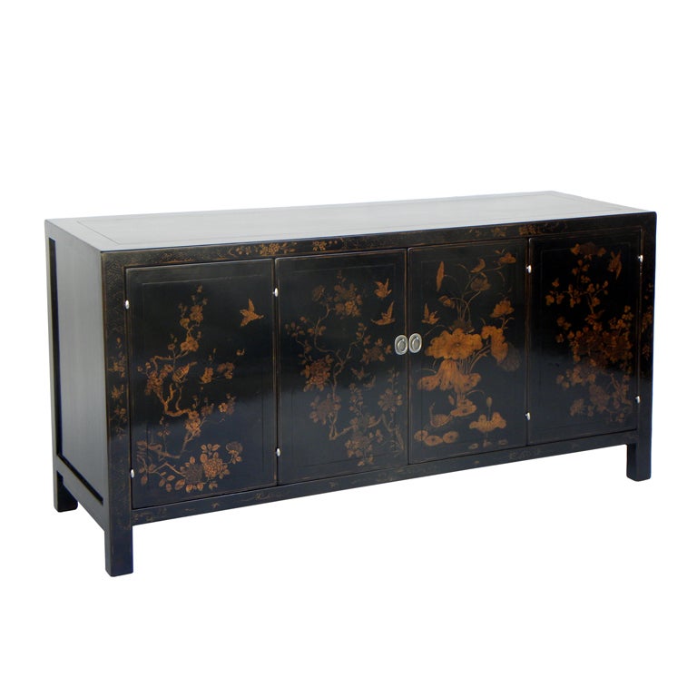 Black Lacquered Sideboard Hy 506