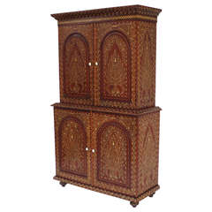 Antique Inlay Cabinet - IA 1003