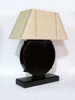 Black Lacquered Wine Containers Made into Lamps - HZ 601 L