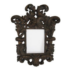 Carved Wooden Mirror Frame