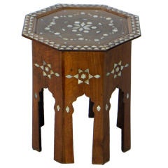 Mother of Pearl Inlay Table