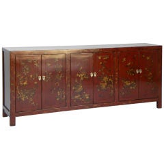 Red Lacquered Sideboard HW 902