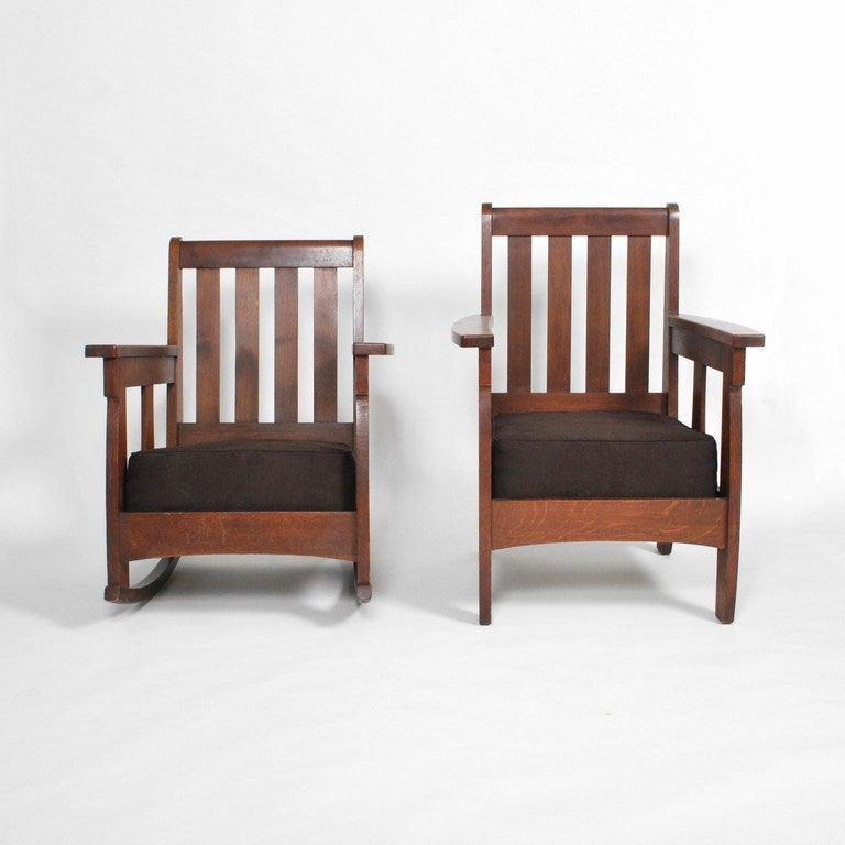 Upholstery Charles Limbert Chair & Rocker