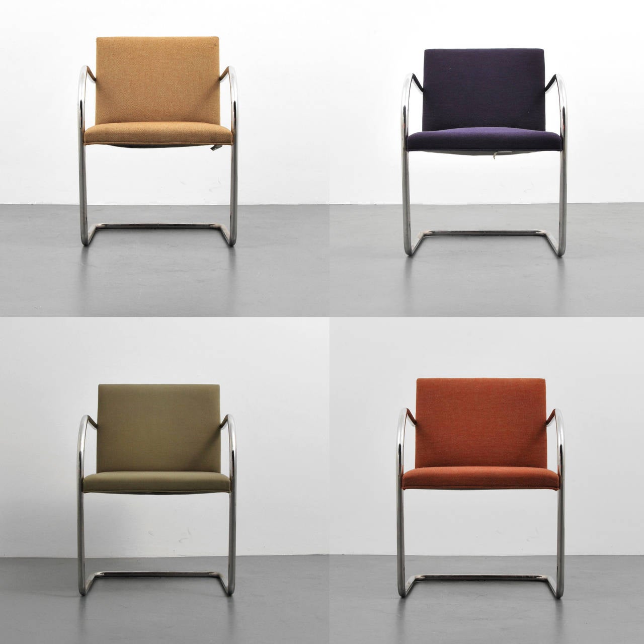 Mies van der Rohe Dining Chairs Rare Set of 12 for Knoll