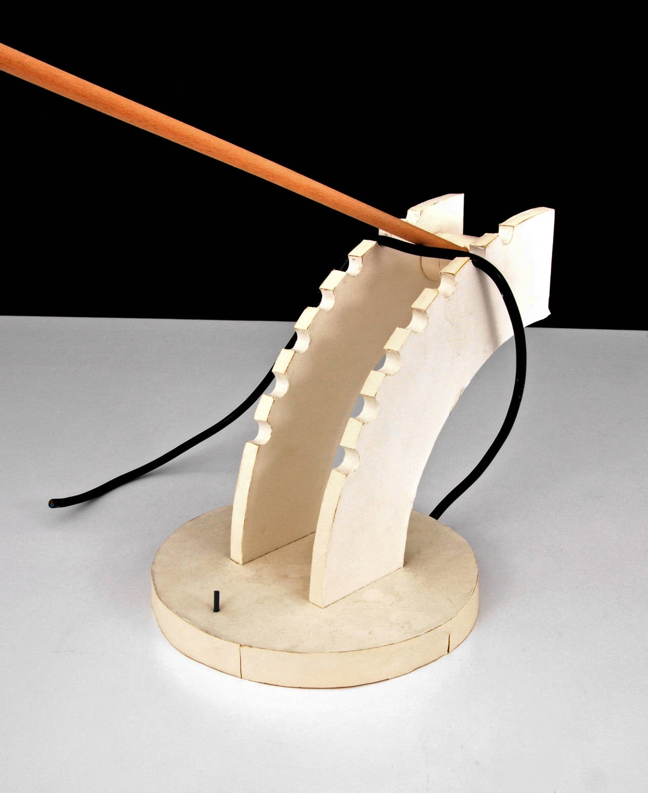 Late 20th Century Lawrence Laske Prototype Lamp and Model, 1987 For Sale