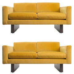 Pair of Harvey Probber Loveseats, Priced for the Pair, Circa 1960, *Free Shipping