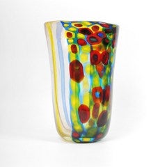 Rare Anzolo Fuga "Cristallo" Vase, 13.5"h