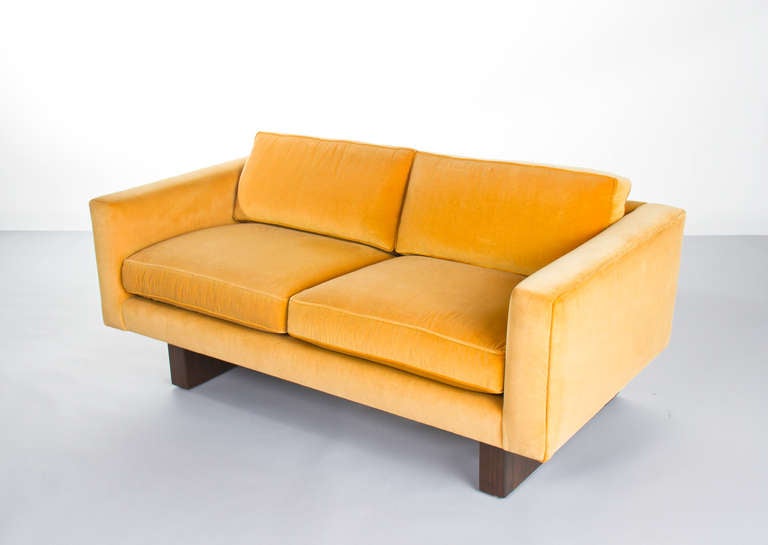 Wood Pair of Harvey Probber Loveseats, Priced for the Pair, Circa 1960, *Free Shipping