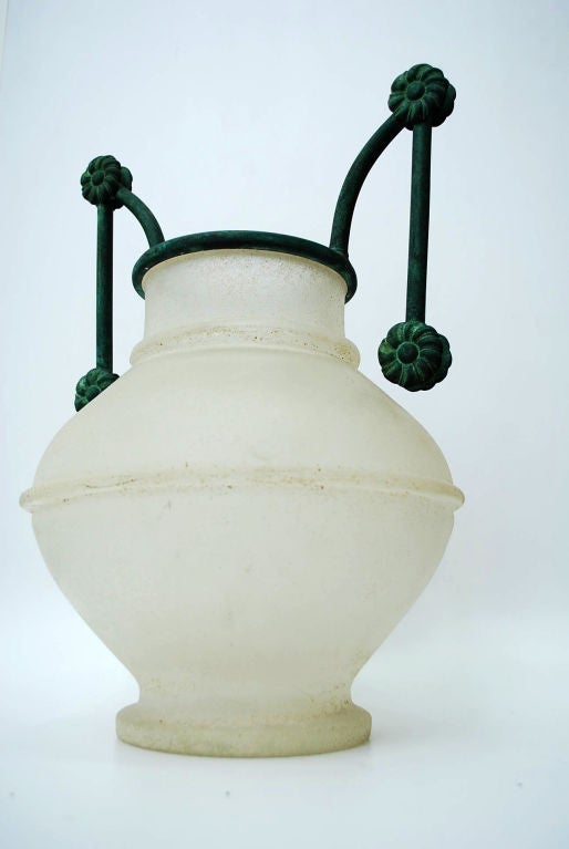 Large "Scavo" Vase / Urn Attributed to Archimede Seguso