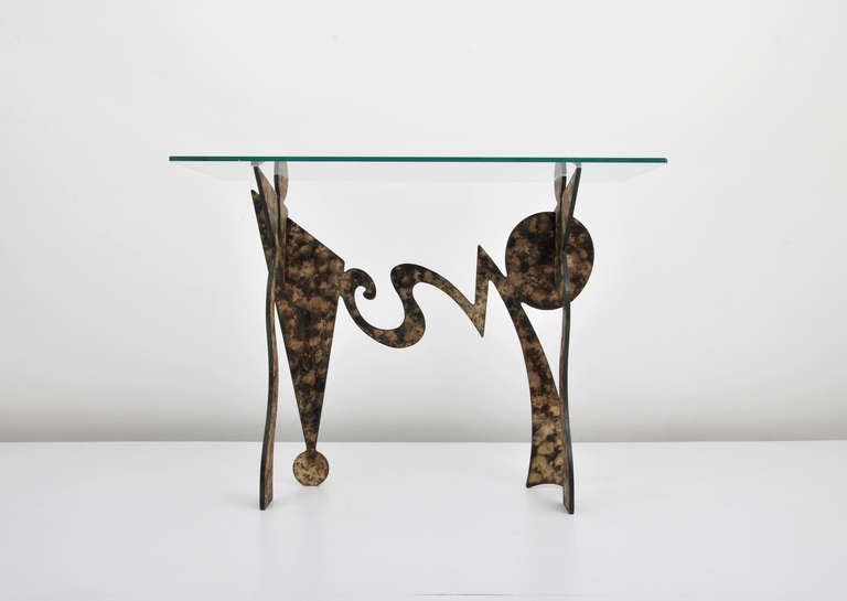 Pucci De Rossi Console Table, 1987 In Good Condition In West Palm Beach, FL
