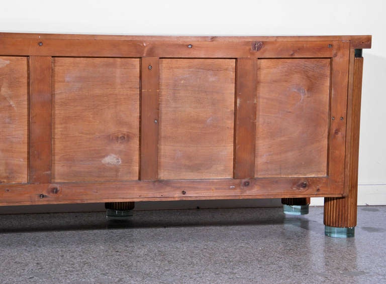 Glass Monumental Cabinet Attributed to Giuseppe Terragni For Sale