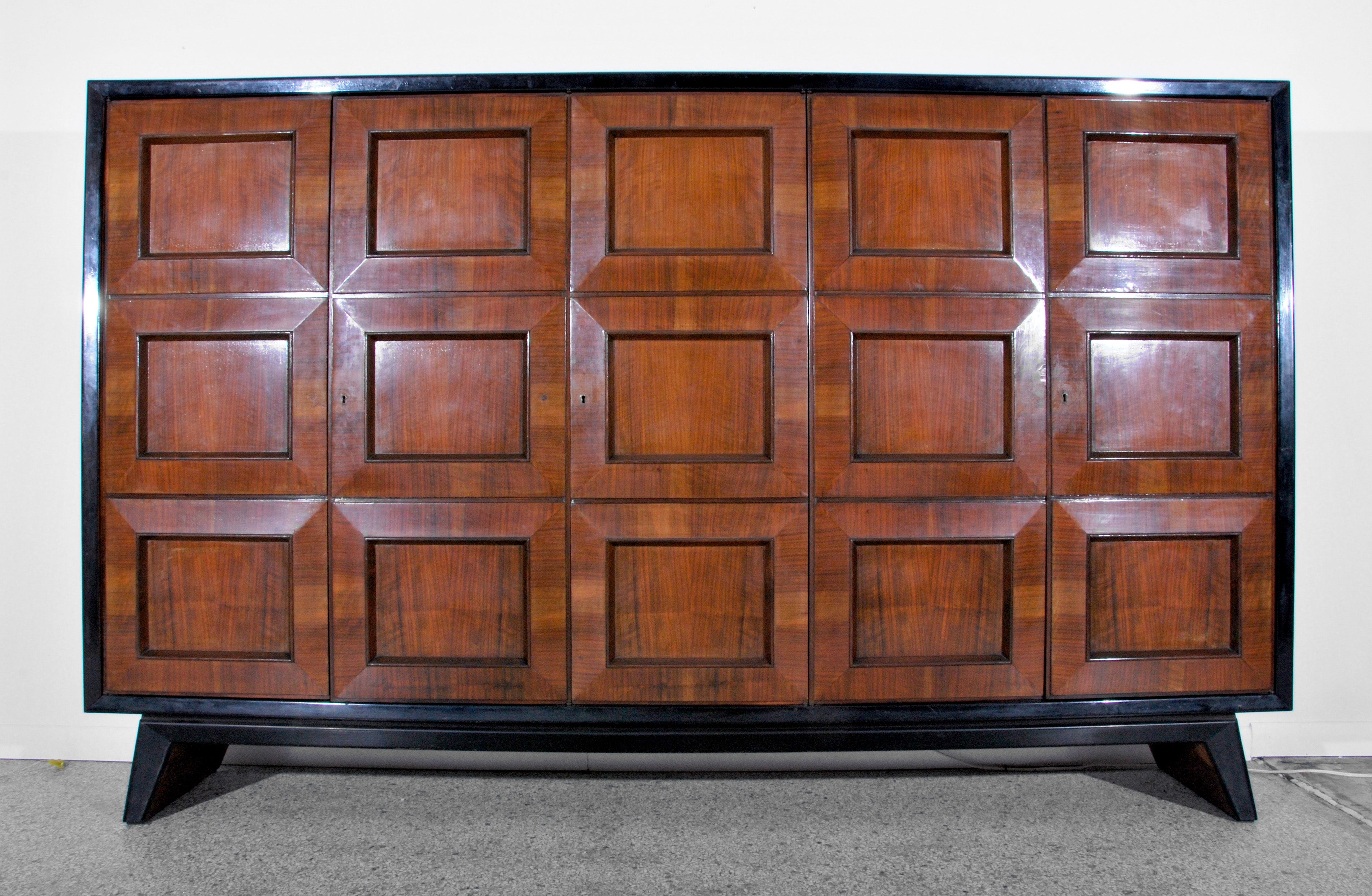 Monumental Osvaldo Borsani Cabinet For Sale