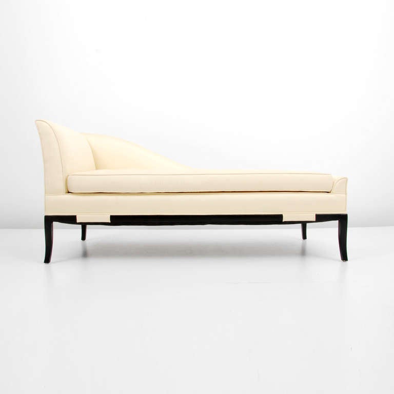 DESIGNER & MANUFACTURER: Tommi Parzinger; Parzinger Originals.

MARKINGS: none

COUNTRY OF ORIGIN & MATERIALS: USA

ADDITIONAL INFORMATION & CIRCA: Daybed/chaise lounge chair by Tommi Parzinger.

DIMENSIONS: Height: 29