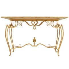 Rene Drouet French Console/Sofa Table