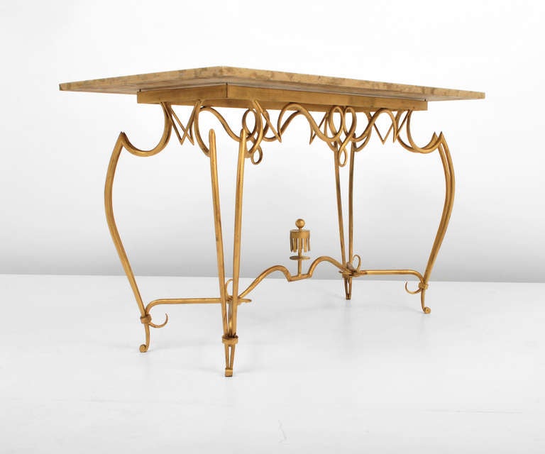 Rene Drouet French Console/Sofa Table In Good Condition For Sale In West Palm Beach, FL