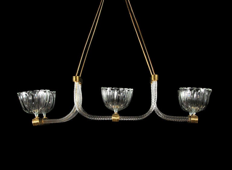 Monumental Barovier & Toso Chandelier