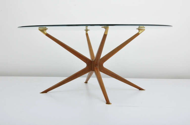 Mid-Century Modern Dining Table in the Manner of Ico Parisi