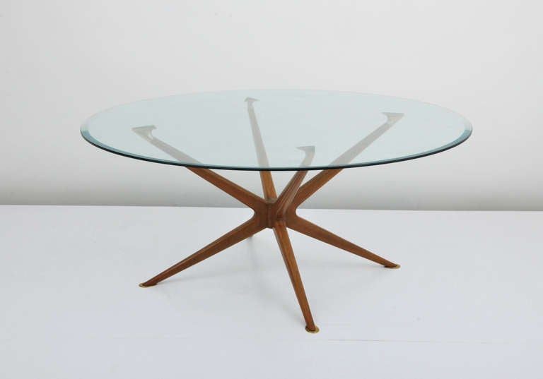 Dining Table in the Manner of Ico Parisi In Good Condition In West Palm Beach, FL