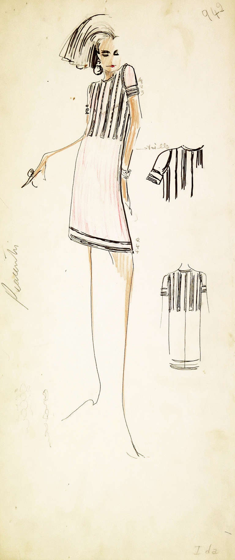 Karl Lagerfeld Sketches Karl Lagerfeld Sketches