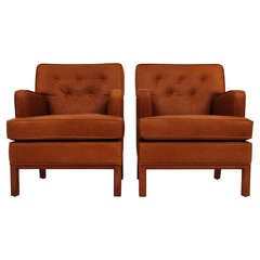 Pair of Edward Wormley Lounge Chairs