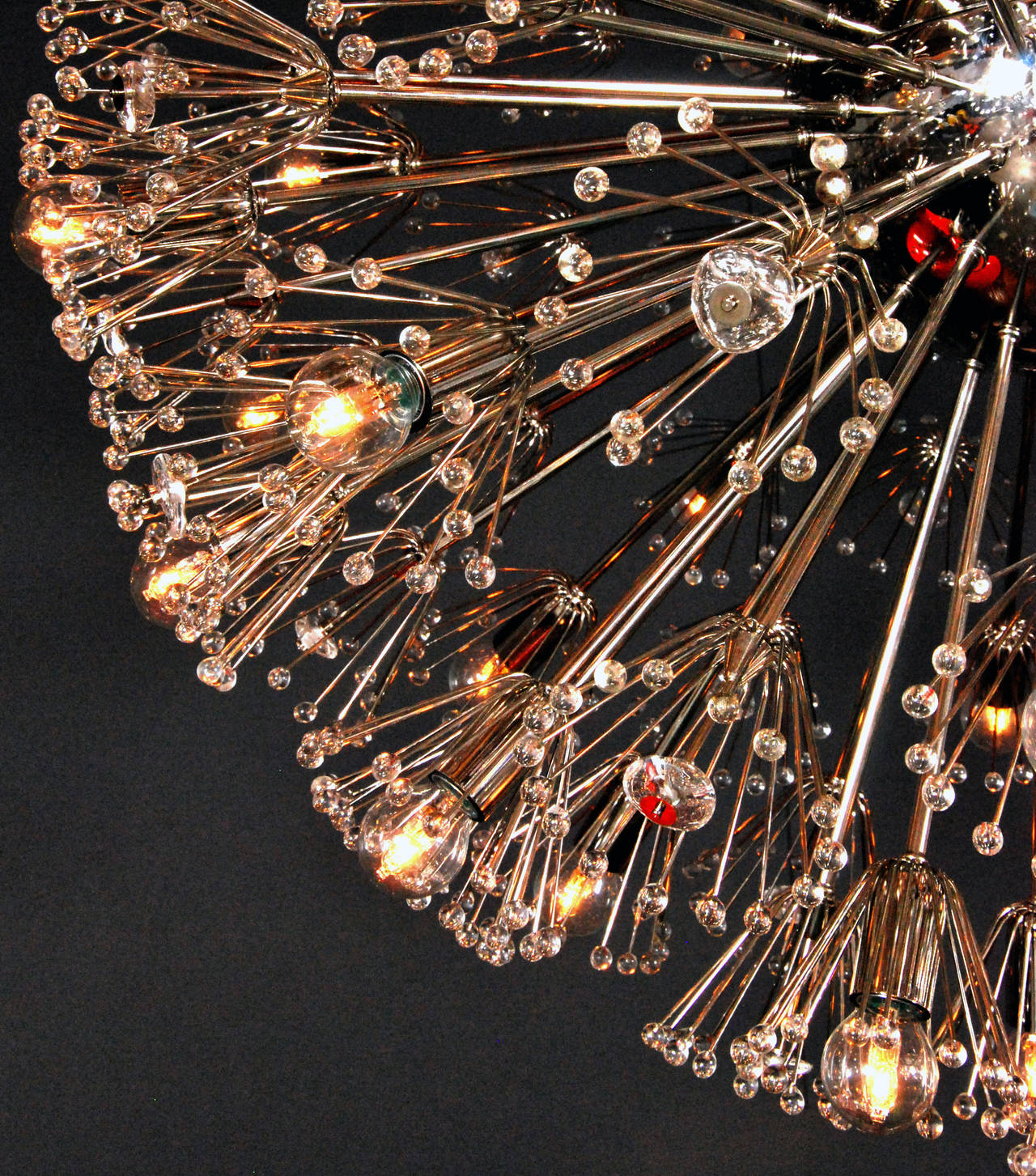 Monumental Emil Stejnar chandelier. Dimensions: 58