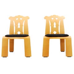 Pair of Robert Venturi "Chippendale" Chairs