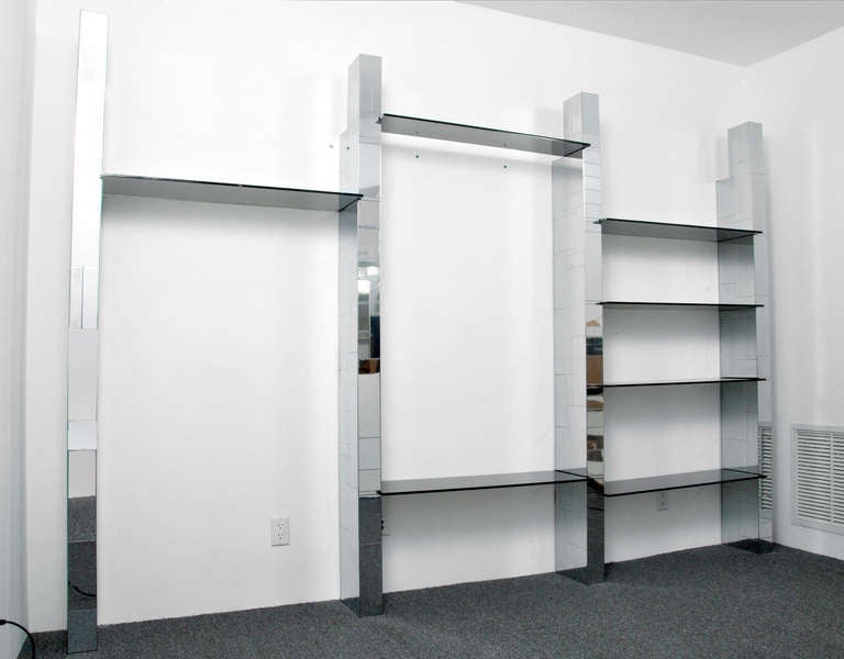 Paul Evans "Cityscape" Shelving Unit, 122" long