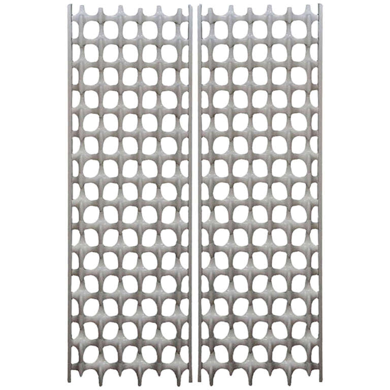 Large Don Harvey BONE Screen (3 Available, Priced Each) For Sale