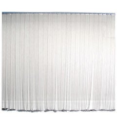 Vintage Jacob Bengel Metal Curtain, 118"W