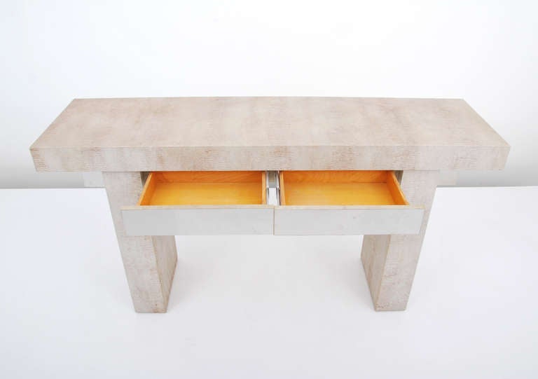Modern Karl Springer Console/Sofa Table