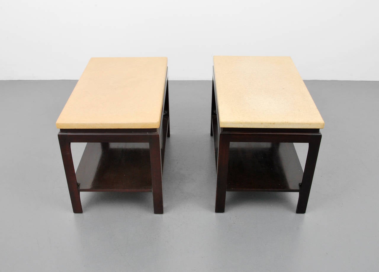 American Paul Frankl Cork Top End Tables
