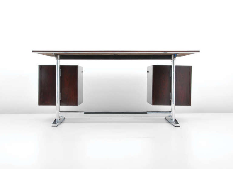 Alberto Rosselli Rosewood Desk, Italian Architect, Circa 1965, *Free Shipping 1