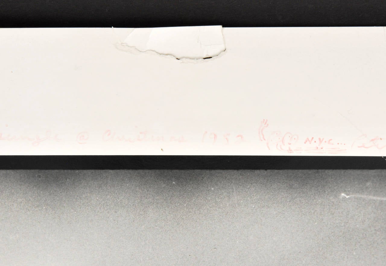 Early Peter Beard Gelatin Silver Print, Signed
