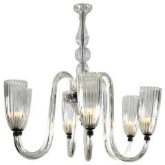 Chandelier in the Manner of Barovier & Toso