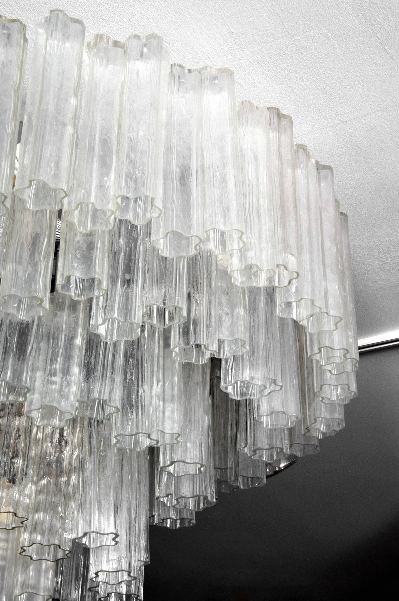 Late 20th Century Monumental Camer Glass Chandelier