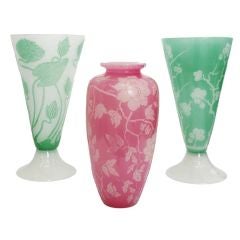 Collection of Early Steuben Vases