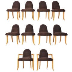 Wendell Castle Dining Chairs, Set Of 10