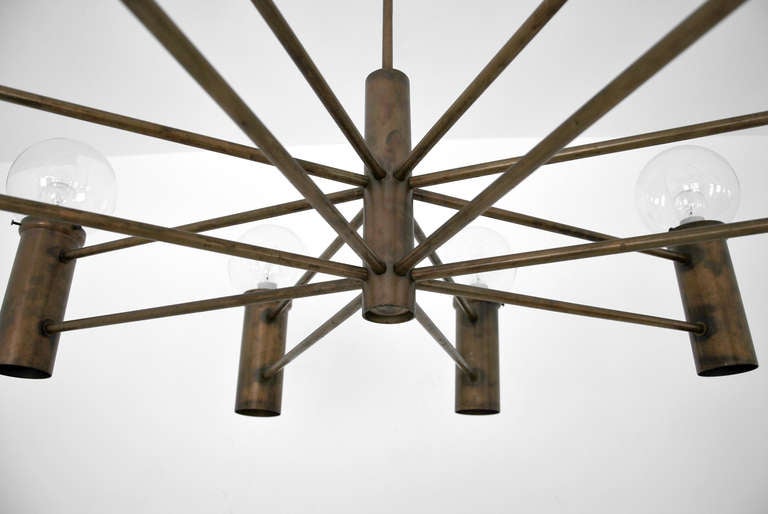 Mid-20th Century Large Mid-Century Chandelier (3 Available), 43