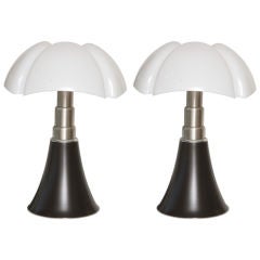 Pair of  Gae Aulenti "Pipistrello" Telescopic Lamps, Circa 1965