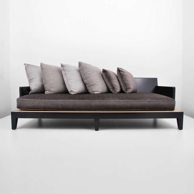 Sofa/Daybed by Christian Liaigre for Holly Hunt (2 available, priced each). Wonderfully designed, well crafted 