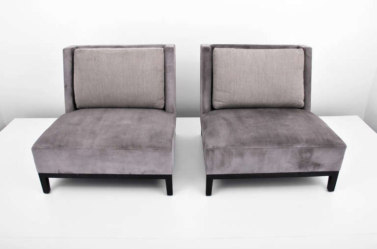 American Pair of Christian Liaigre Lounge Chairs (2 Pairs Available)