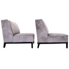 Pair of Christian Liaigre Lounge Chairs (2 Pairs Available)