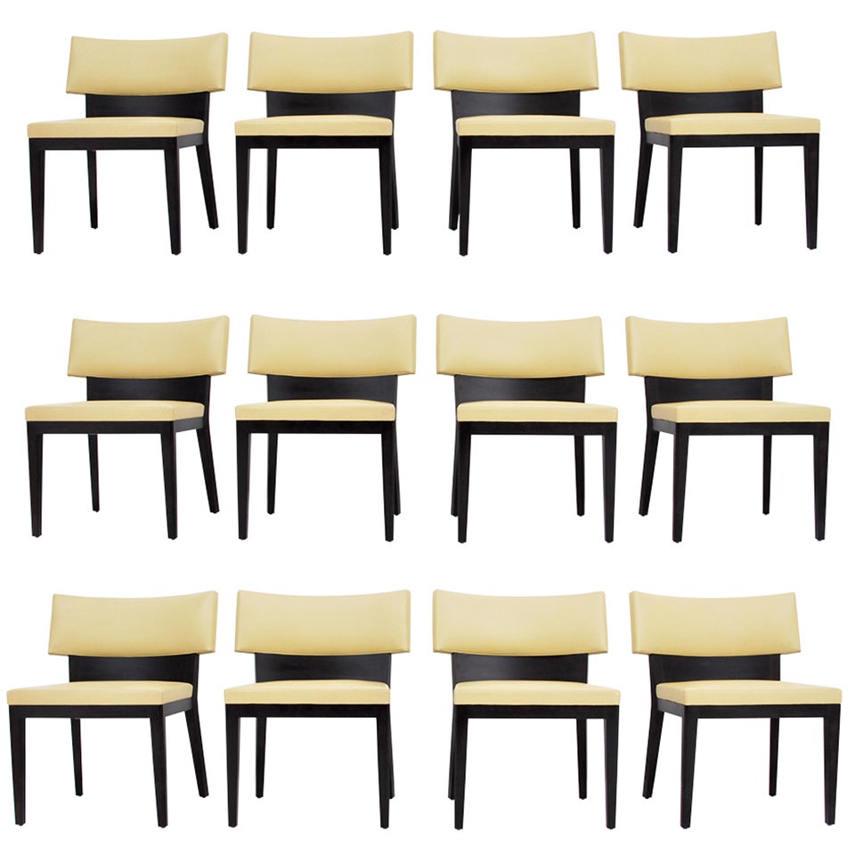 Set of Six (6) Christian Liaigre Dining Chairs